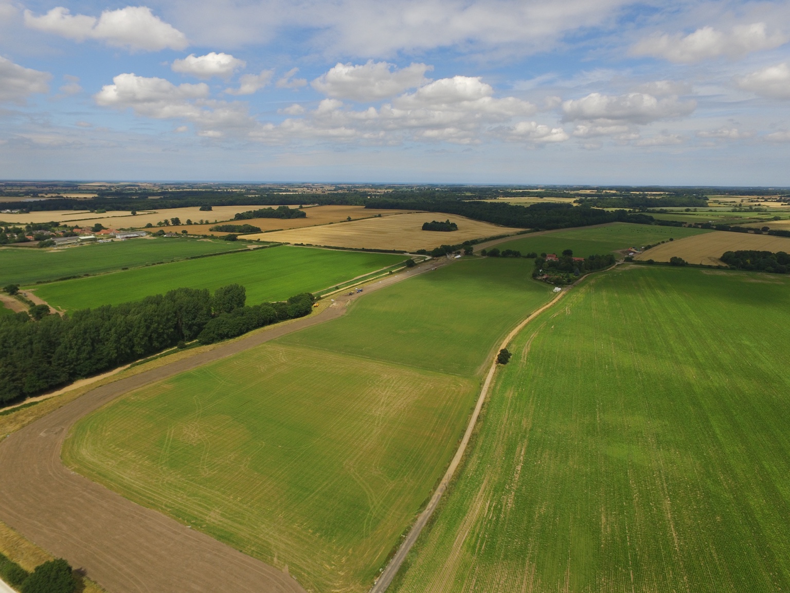 Agricultural land crossed by infrastructure requires drainage to be considered as part of the overall project design